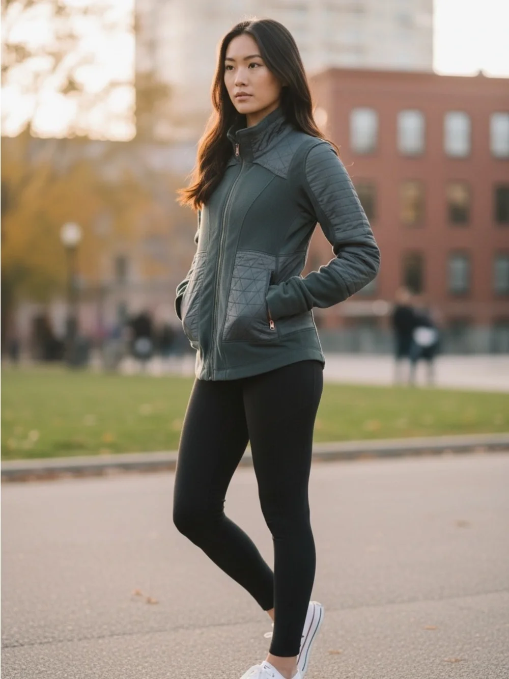 Lululemon Fleecy Keen Jacket in Fuel Green